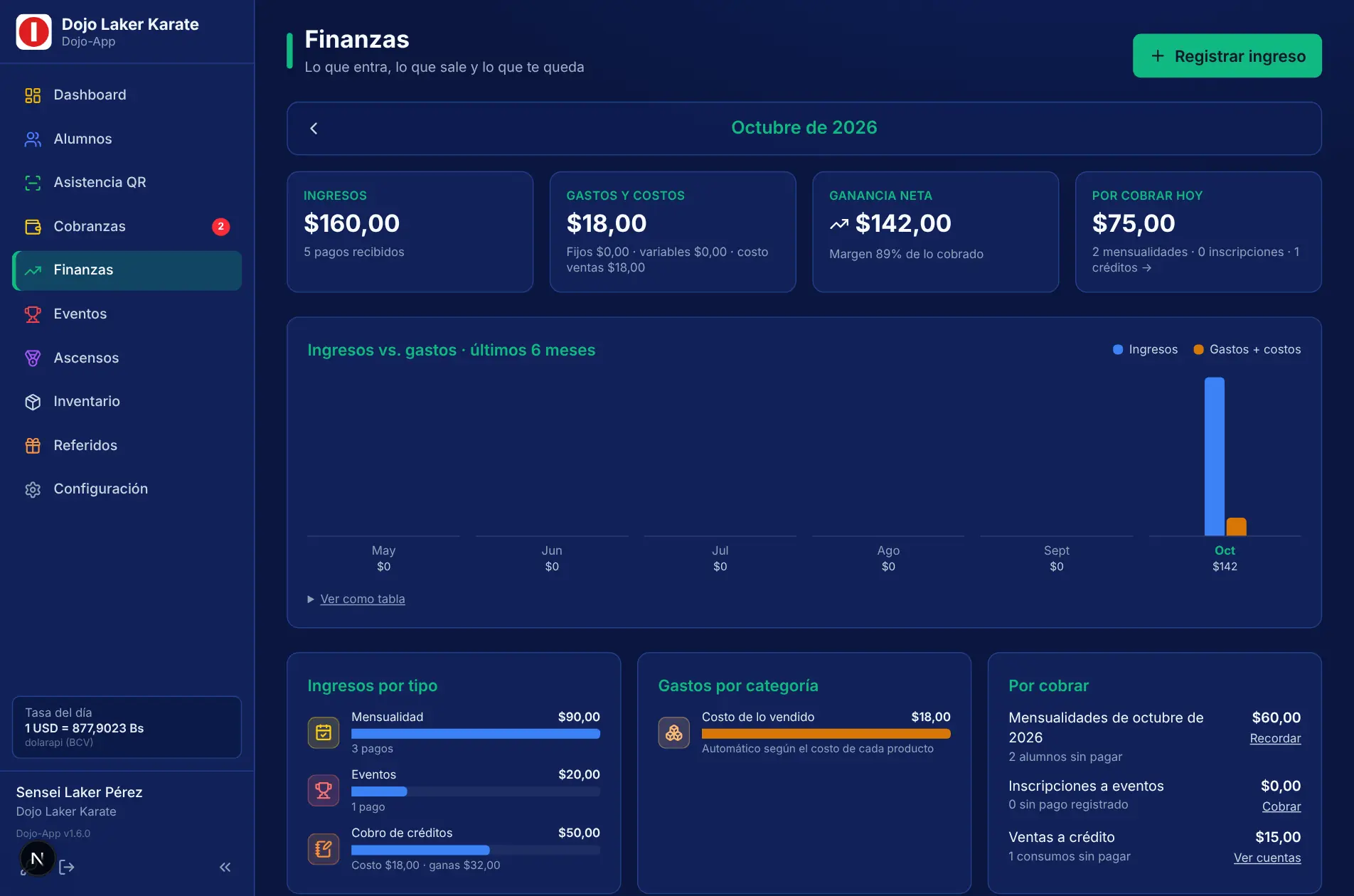 Módulo Finanzas